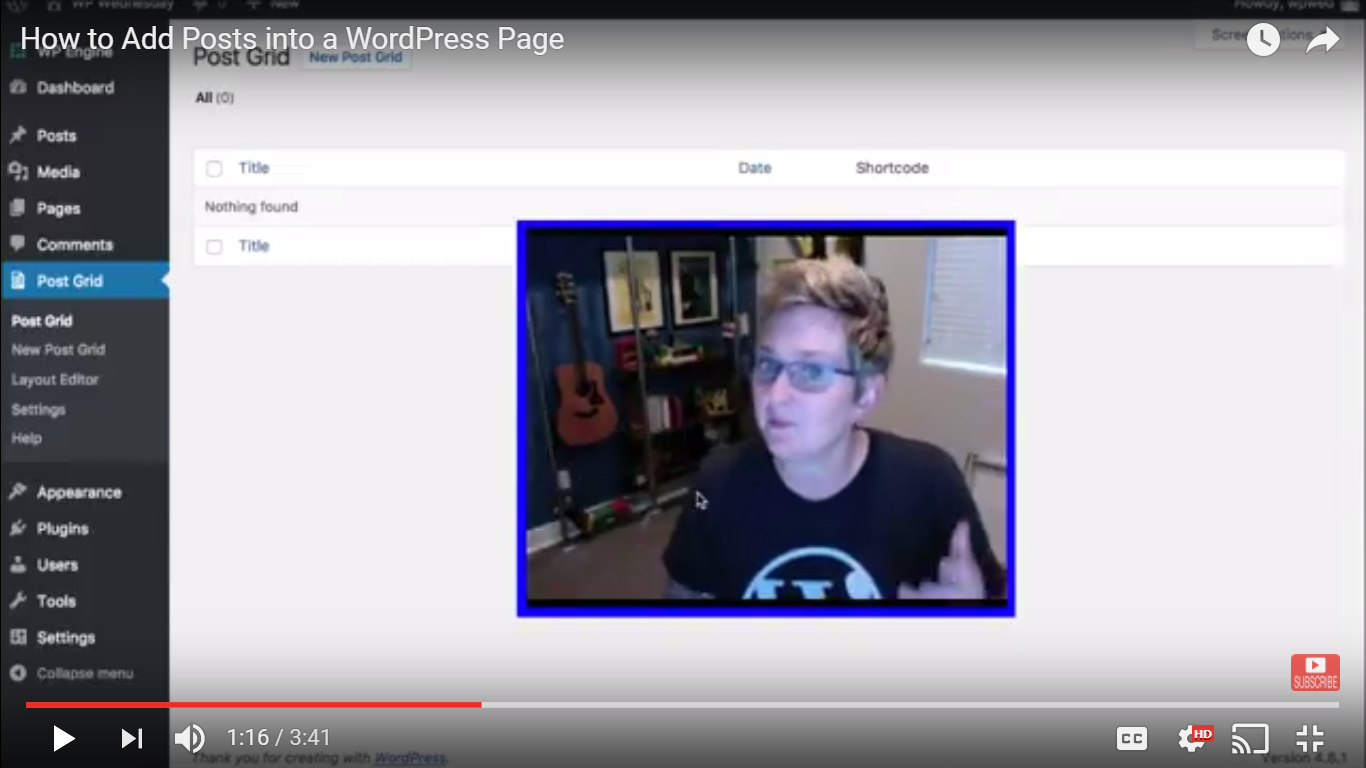 How to Add Posts into a WordPress Page