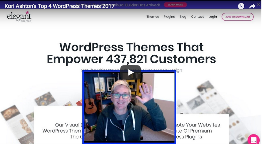 Kori Ashton’s Top 4 WordPress Themes 2017