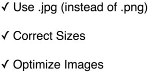 optimize images using jpg