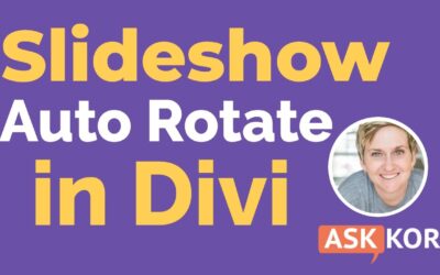 Make the Divi Slider Module Auto-Rotate