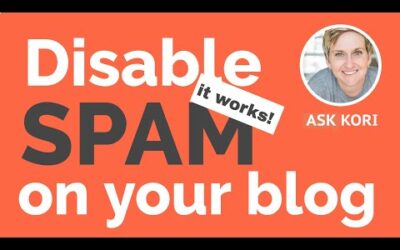 Block SPAM on your Comments Section – This REALLY works!