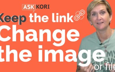 Keep the Link – Replace the Image or File. No Code – Free Solution