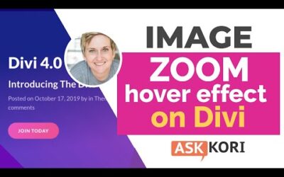 Add a Zoom Effect to Images on Divi Builder