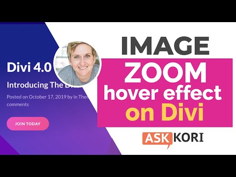 Add a Zoom Effect to Images on Divi Builder