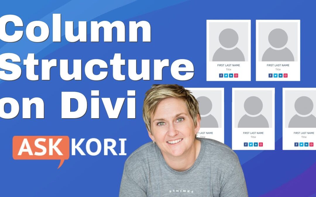 Divi Layout Structure for 2 Column / 3 Column