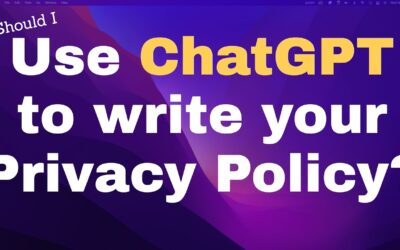 Privacy Policies from ChatGPT? Is that best?